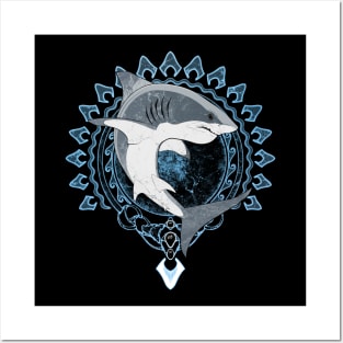 Great White Shark Posters and Art